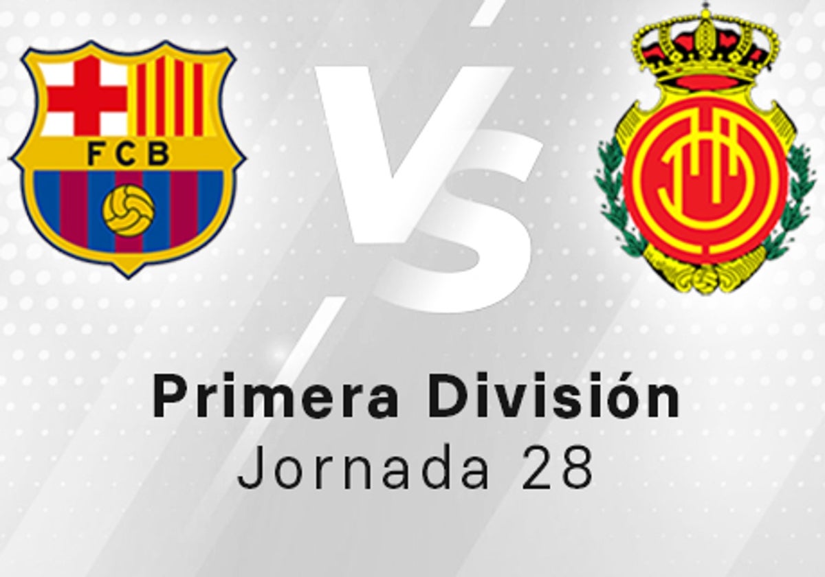 Estadísticas del Barcelona - Mallorca: partido de Liga, jornada 28