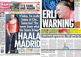Ataque de pánico en la prensa inglesa con Haaland y el Real Madrid