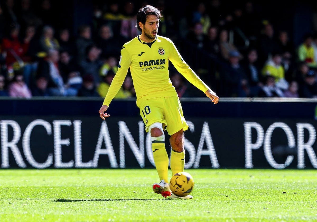 Dani Parejo, en el transcurso del Villarreal-Granada de LaLiga 23-24