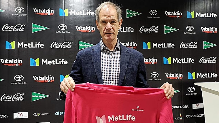 Abel Antón, en la presentación de la 15K Madrid Metlife Activa