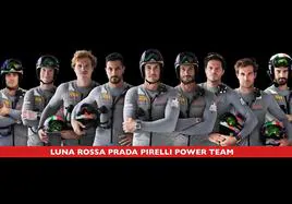 El Luna Rossa Prada Pirelli presentó sus nueve 'cyclors' para Barcelona