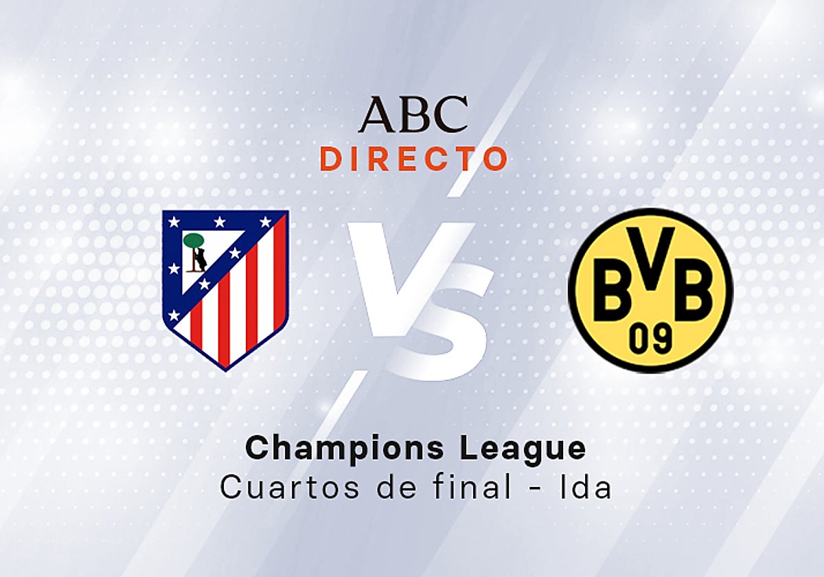Atlético Madrid - Borussia Dortmund, estadísticas del partido de la Liga de Campeones