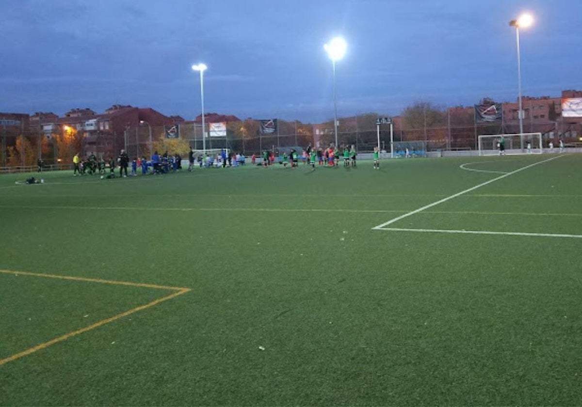 Imagen de archivo de un campo de fútbol