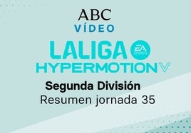 Jornada 35 de la Liga de Segunda división: goles y resumen en vídeo de los partidos