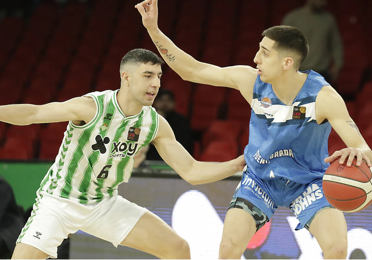 Pablo Marín, en el partido contra el Baloncesto Fuenlabrada