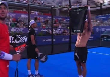 Juan Lebrón se venga de Yanguas y Garrido con una celebración a lo Messi