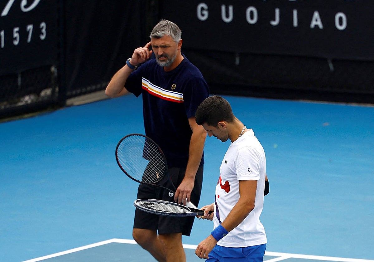 Ivanisevic, junto a Djokovic