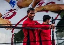 Badé se ejercita en el gimnasio de la ciudad deportiva del Sevilla FC