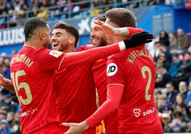 Getafe - Sevilla: Ramos monta su fiesta de cumpleaños en el Coliseum (0-1)