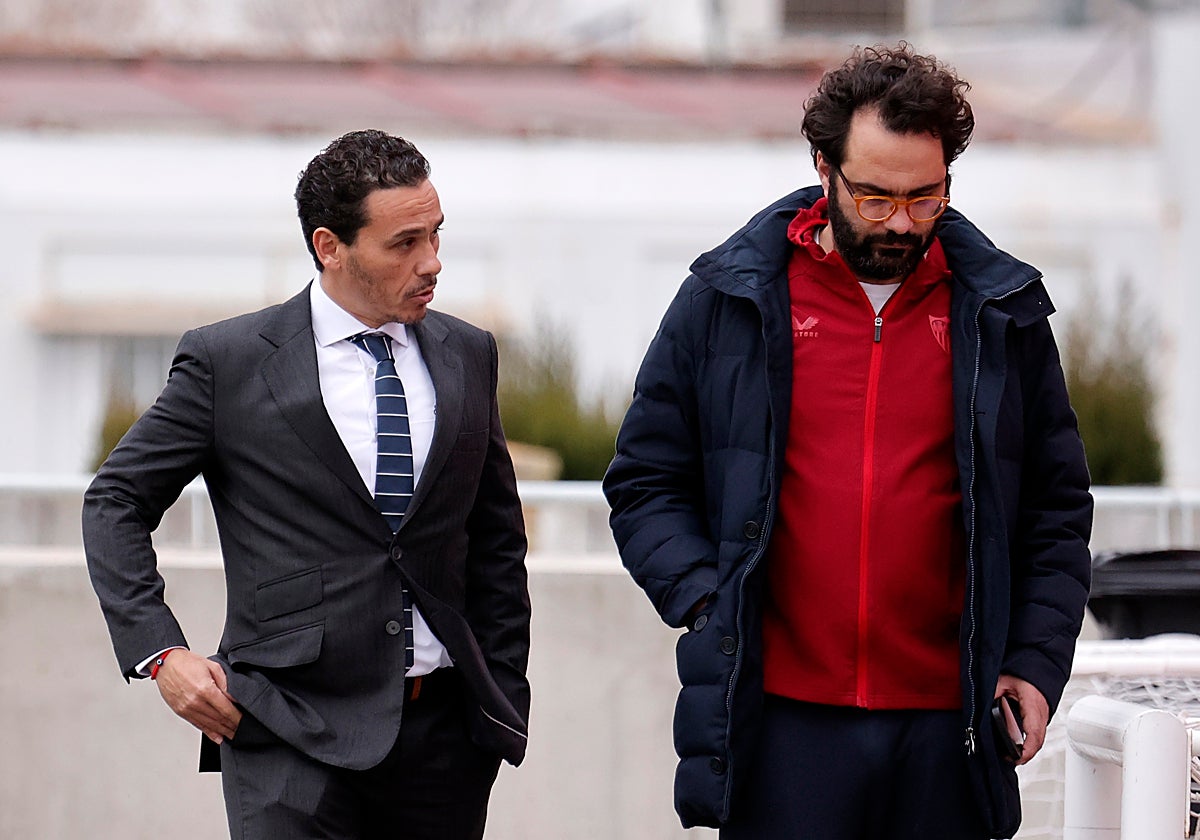 Del Nido Carrasco y Víctor Orta dialogan en la ciudad deportiva del Sevilla