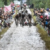 Polémica por una 'chicane' en la París-Roubaix tras los accidentes de la Vuelta al País Vasco