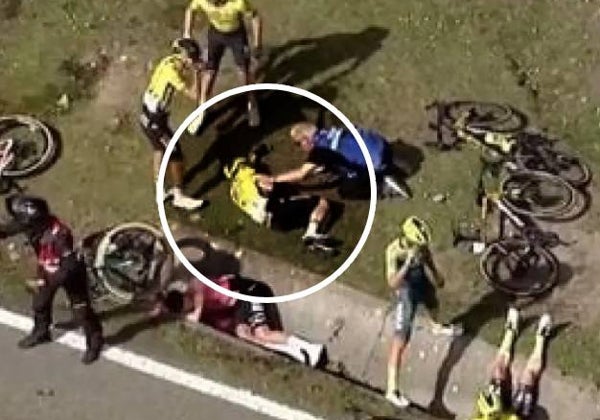 Vingegaard sufre también un neumotórax