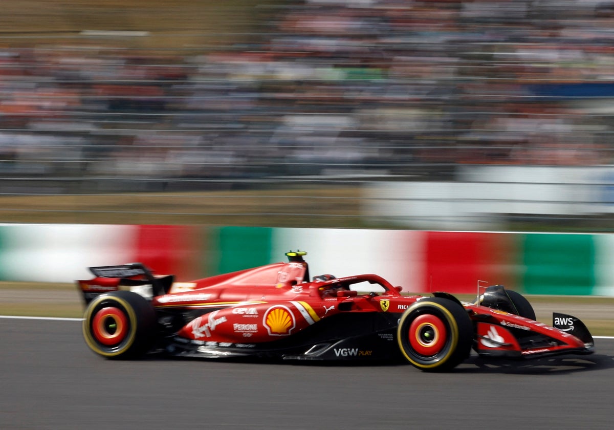 Carlos Sainz, en Suzuka