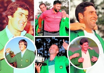 Una leyenda con seis chaquetas verdes españolas