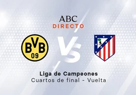 Borussia Dortmund - Atlético, estadísticas del partido