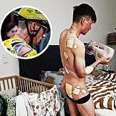 Las espeluznantes heridas de Roglic tras sus caídas en la Vuelta al País Vasco