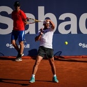 Nadal se entrena a tope en Barcelona