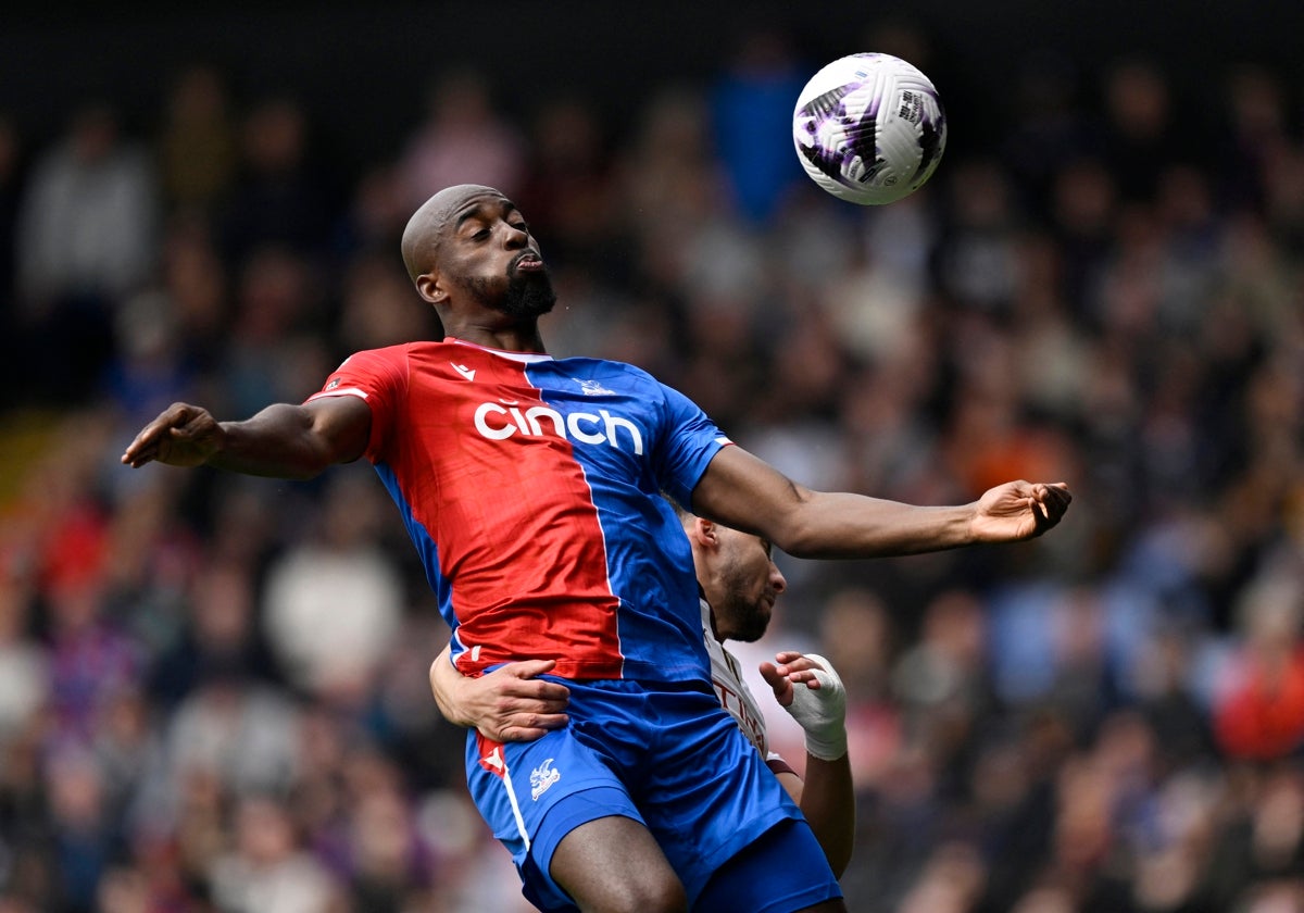 Mateta, durante un partido del Crystal Palace