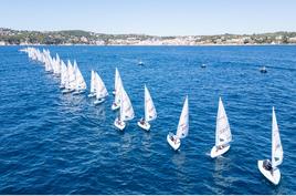 Brett Beyer y Mónica Azón dominan la primera jornada del EurILCA Master de Calella de Palafrugell