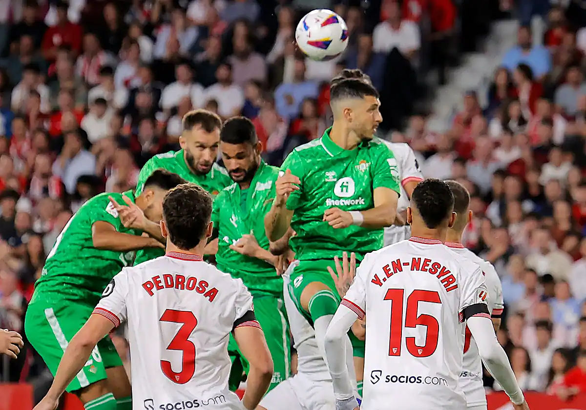 Imagen del último derbi entre Sevilla y Betis