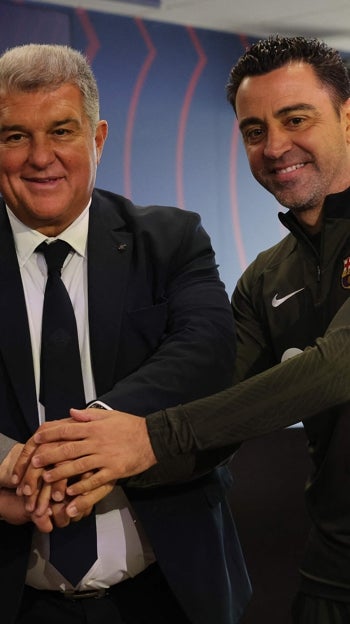 Laporta y Xavi