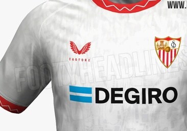 Boceto de la próxima camiseta local del Sevilla FC