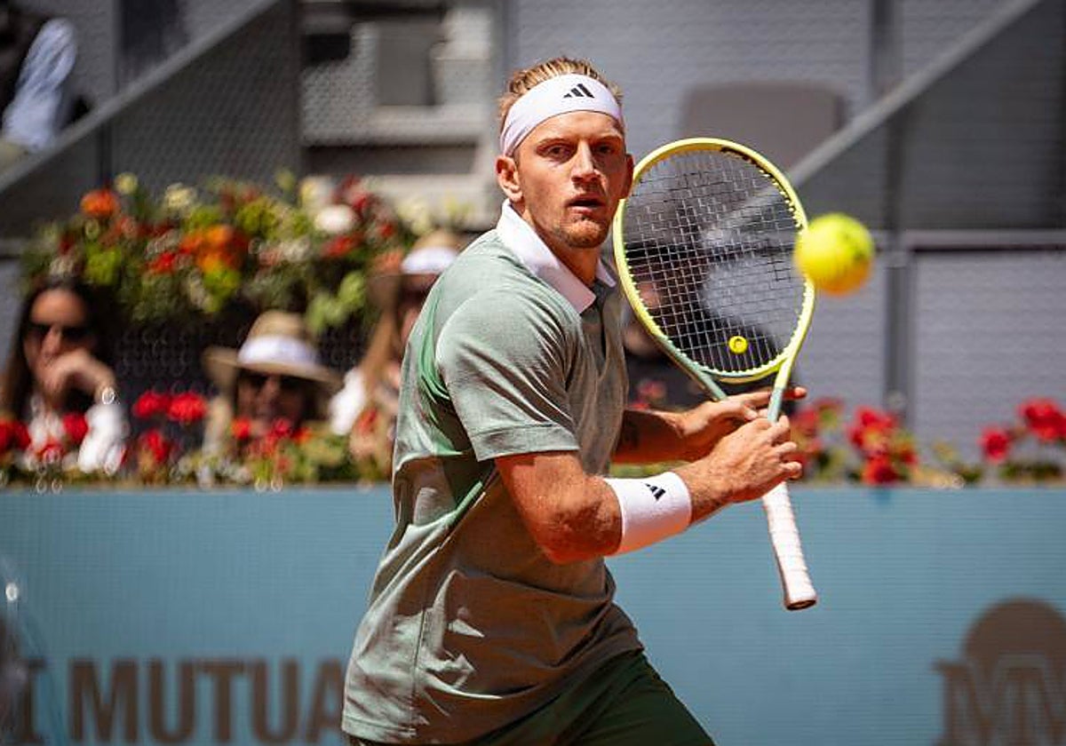 Davidovich en su partido ante Rublev