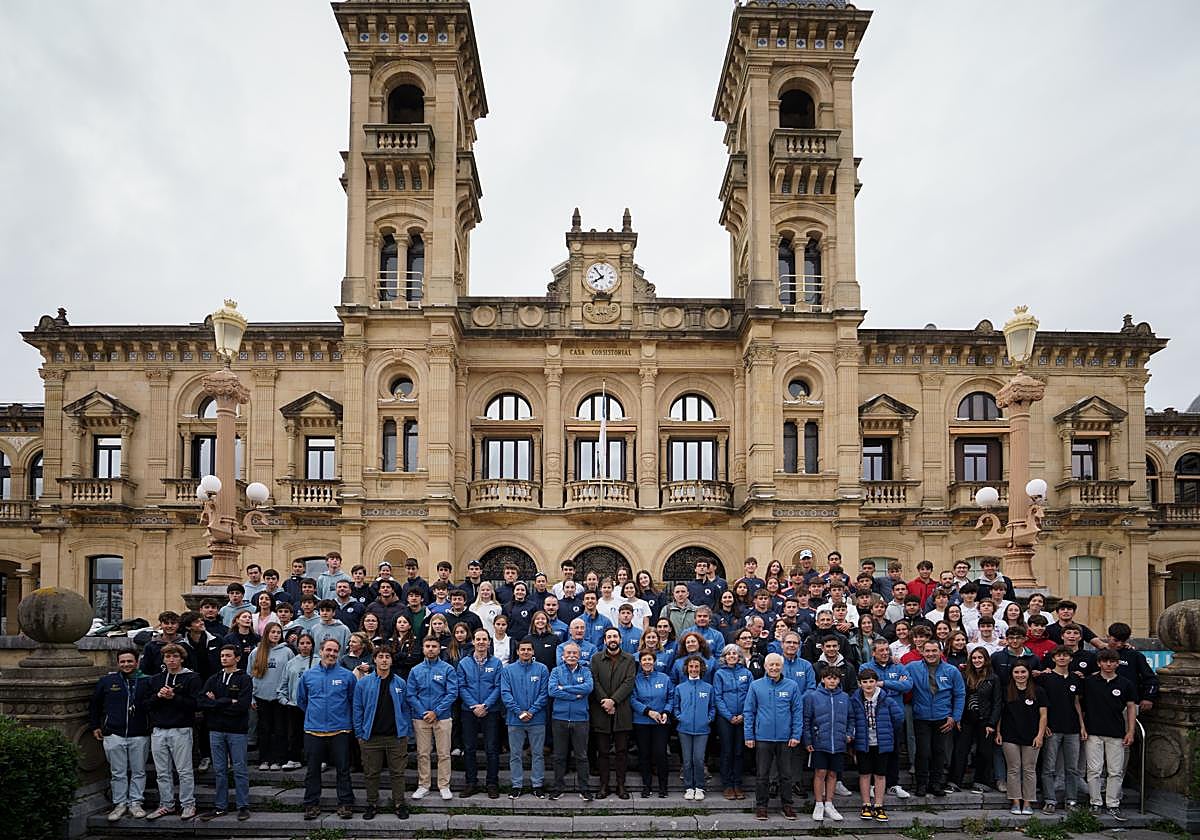 Miguel Padrón y Luis Mesa y Nicola Jane Sadler y Sofía Cavaco, campeones de la Copa de España de 420