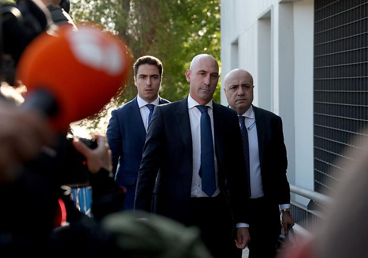 Rubiales, el martes, a su llegada al juzgado