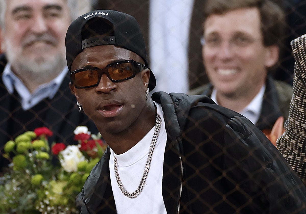 Vinicius, en el Mutua Madrid Open