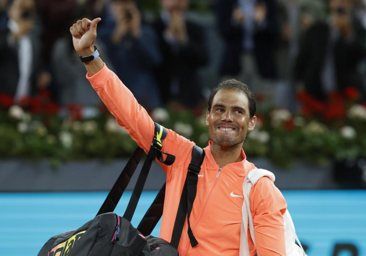 Rafa Nadal se despide del Mutua Madrid Open