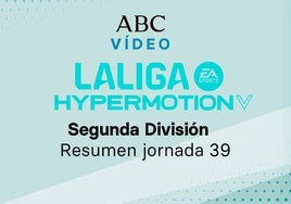 Jornada 39 de la Liga de Segunda división: goles y resumen en vídeo de los partidos