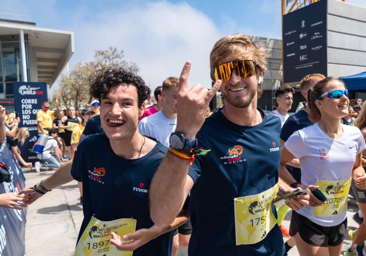 El Alinghi Red Bull Racing abrió su base para la Wings For Life Run, la mayor carrera solidaria del mundo