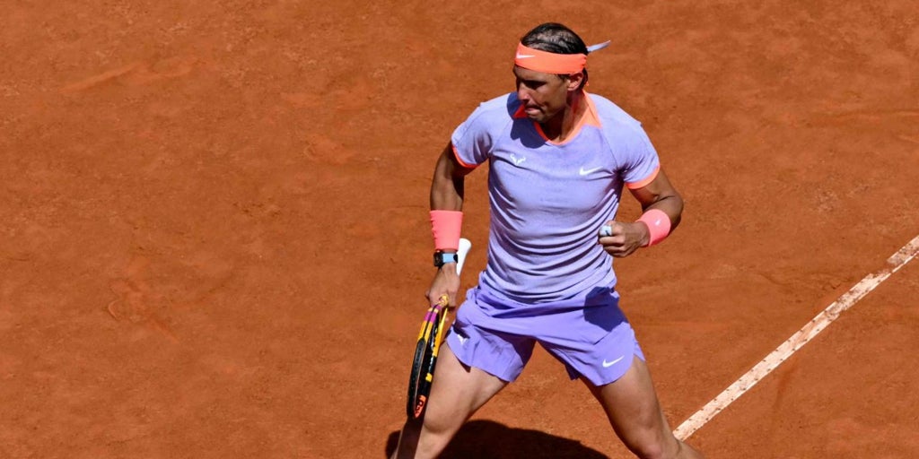 Nadal saca adelante tres horas de pruebas ante Bergs