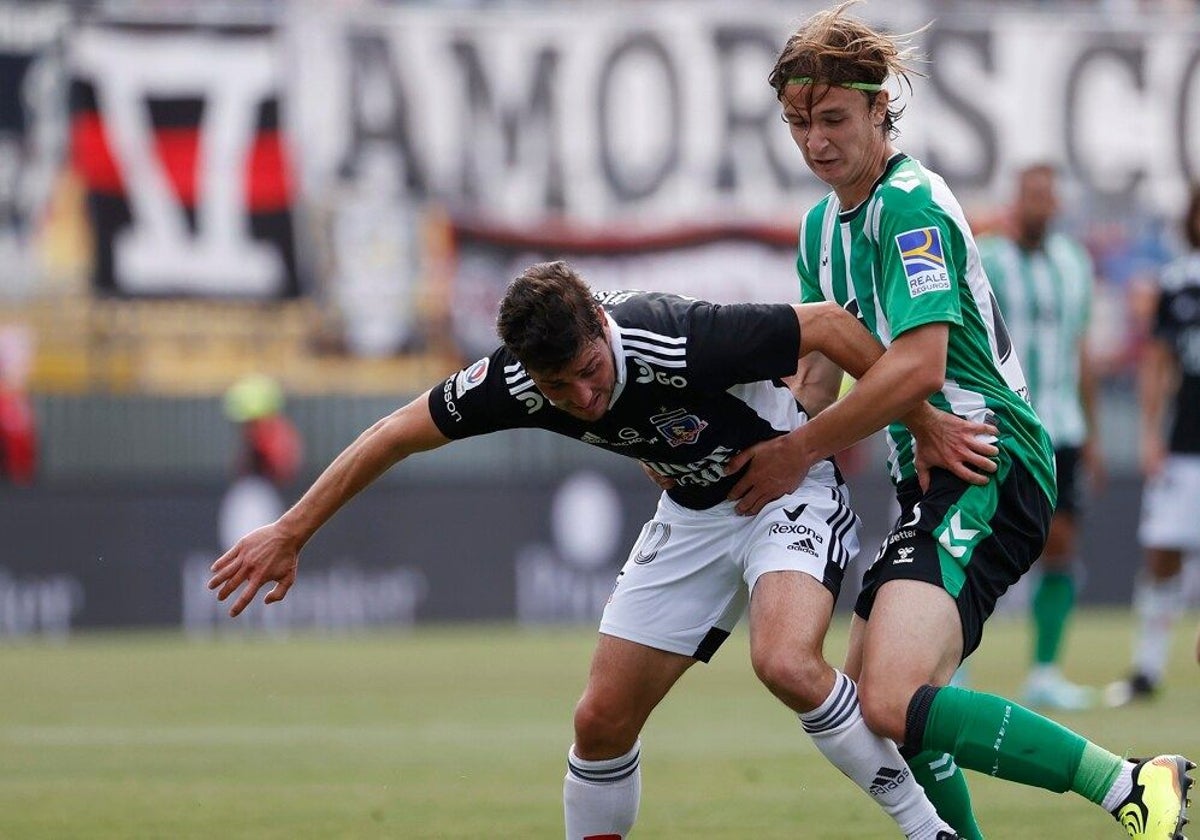 Félix, en el amistoso que el Betis jugó ante el Colo Colo en Chile en noviembre de 2022