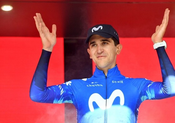 Exultante victoria de Pelayo Sánchez en la etapa más bonita del Giro
