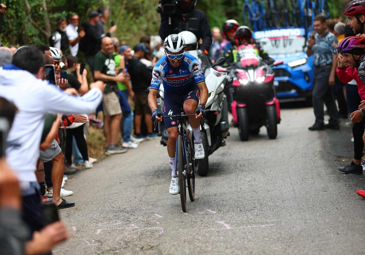 Julian Alaphilippe, vencedor de las 12ª etapa del Giro de Italia