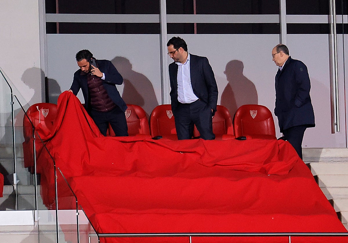 Del Nido Carrasco, Orta y Castro, en la ciudad deportiva