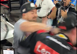 ¡Brutal pelea en el All-Star de la NASCAR!