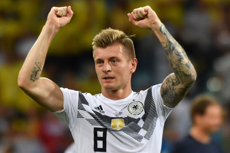 Kroos, tras marcar con la selección alemana en el Mundial de 2018