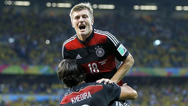 Kroos y Khedira en el Mundial de Brasil 2014