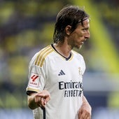 Luka Modric, en un partido del Real Madrid