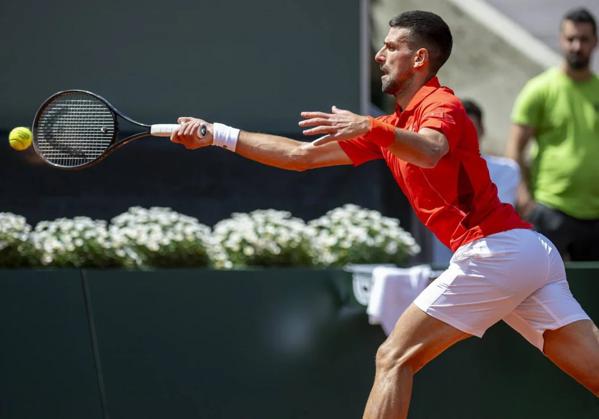 Novak Djokovic en las semifinales del torneo ATP 250 de Ginbra