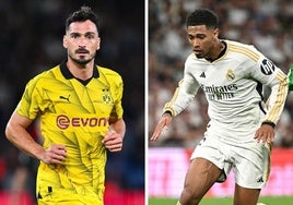 Matt Hummels y Jude Bellingham, dos de los jugadores más importantes de la final