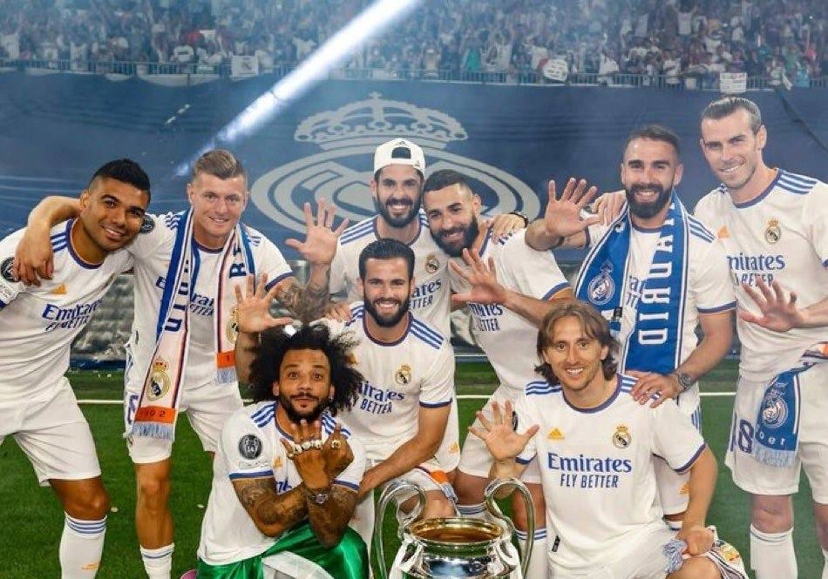 Estos son los jugadores del Real Madrid que más Champions han ganado:  alguno tiene más que el Barcelona