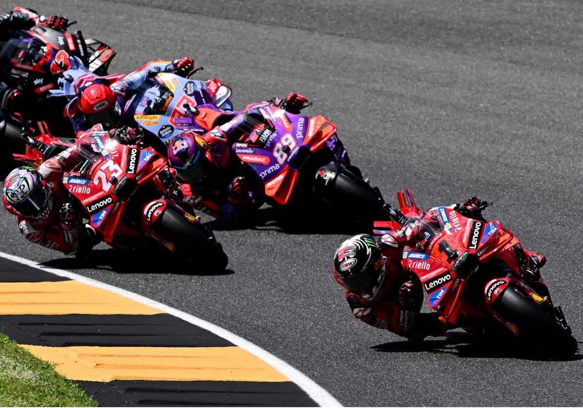 Bagnaia lidera en Mugello segundo por Bastianini, Martín y Márquez