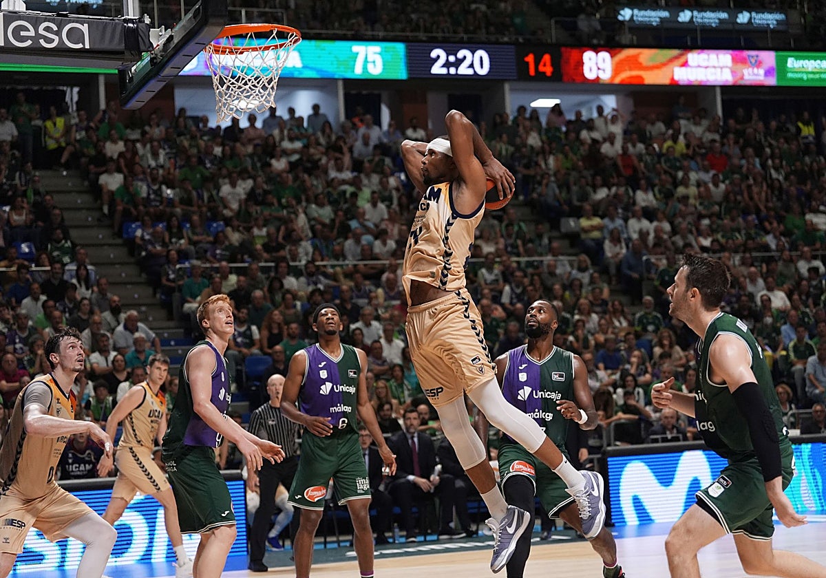 UCAM Murcia - Unicaja de Málaga, hoy en directo