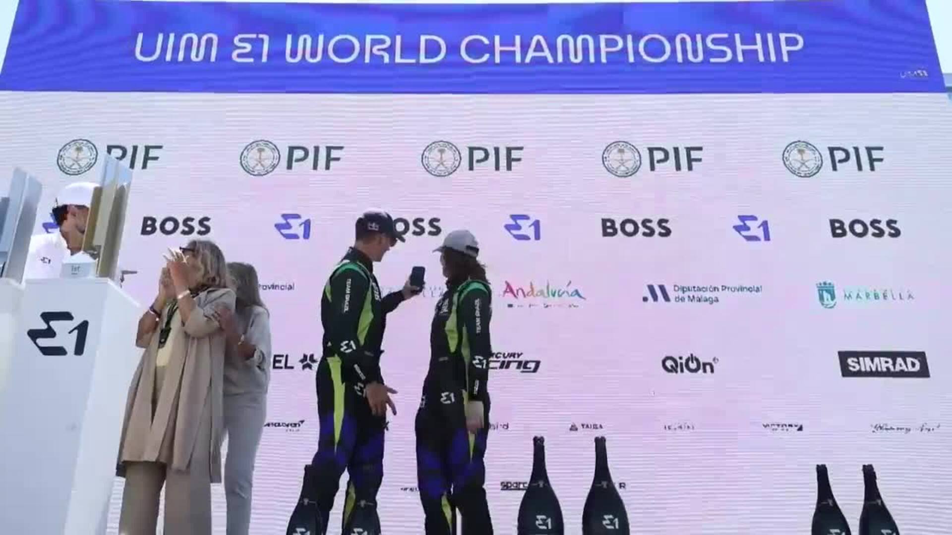 El equipo de Marc Anthony, ganador de la E1 de Puerto Banús