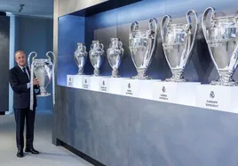 La 15ª Champions ya está en el museo Bernabéu: el momento en el que Florentino la coloca en la vitrina 'infinita' del Real Madrid