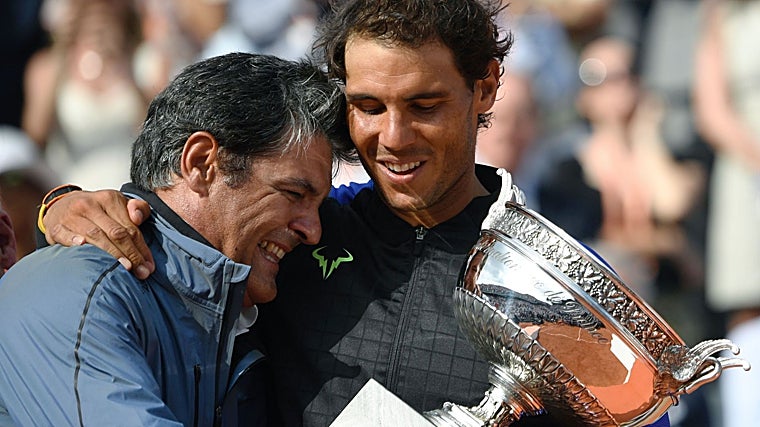 Nadal y su tío Toni